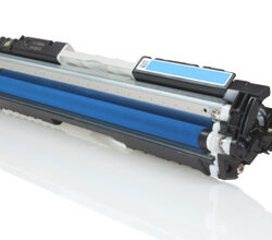 Cartucho de tóner compatible HP CE311A y CF351A color azul cian