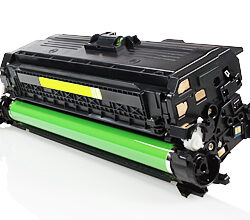 Cartucho de tóner compatible HP CF452A (655A) amarillo de alto rendimiento para impresoras HP LaserJet Enterprise M652 y M653
