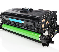 Cartucho de tóner compatible HP CF471X (657X) cyan de ultra alta capacidad para impresoras HP LaserJet Enterprise M653