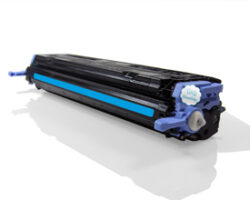 Cartucho de tóner compatible HP Q6001A (124A) cian azul para impresoras HP Color LaserJet 1600 y 2600