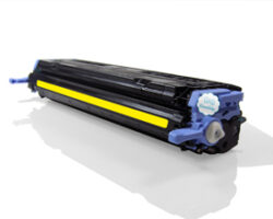 Cartucho de tóner compatible HP Q6002A (124A) yellow amarillo para impresoras HP Color LaserJet 1600 y 2600