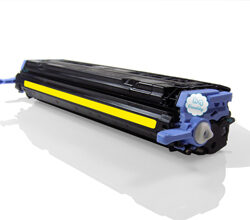 Cartucho de tóner compatible HP Q6002A (124A) yellow amarillo para impresoras HP Color LaserJet 1600 y 2600