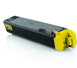 Cartucho de tóner compatible Kyocera TK5160 amarillo y yellow de alta capacidad para impresoras ECOSYS
