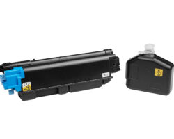 Cartucho de tóner compatible Kyocera TK5280 Cyan de alta capacidad para impresoras ECOSYS M6235cidn, M6635cidn y P6235cdn.
