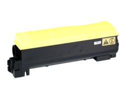 Cartucho de tóner compatible Kyocera TK550 Amarillo de alta capacidad para impresoras de la serie FS