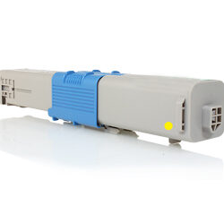 Tóner genérico compatible OKI 44469704 de color amarillo para impresoras de gran formato C310, C510, MC351, MC361