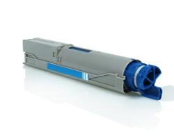 Tóner genérico compatible OKI 43459331 de color cian para impresoras de gran formato C3300, C3400, C3600, MC360
