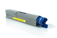 Tóner genérico compatible OKI 43459329 de color amarillo para impresoras de gran formato C3300, C3400, C3600, MC360