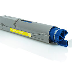 Tóner genérico compatible OKI 43459329 de color amarillo para impresoras de gran formato C3300, C3400, C3600, MC360