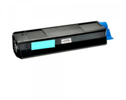 toner-compatible-oki-42127407-cyan Tóner genérico compatible OKI 42127407 de color cian para impresoras de gran formato C3100, C3200, C5100, C5200, C5400