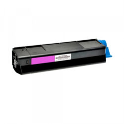Tóner genérico compatible OKI 42127406 de color magenta para impresoras de gran formato C3100, C3200, C5100, C5200, C5400