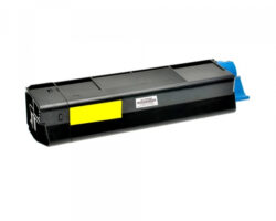 toner-compatible-oki-42127405-amarillo Tóner genérico compatible OKI 42127405 de color amarillo para impresoras de gran formato C3100, C3200, C5100, C5200, C5400