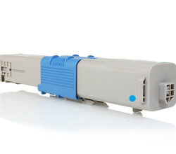 Tóner genérico compatible OKI 44469706 de color cian para impresoras de gran formato C510, C530, MC561