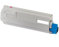 toner-compatible-oki-46490606-magenta Tóner genérico compatible OKI 46490606 de color magenta para impresoras de gran formato C532dn, C542dn, MC563dn, MC573dn
