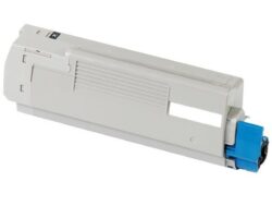 Tóner genérico compatible OKI 43865708 de color negro para impresoras láser color de las series C5650 y C5750.