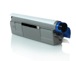 Tóner genérico compatible OKI 44315308 de color negro para impresoras láser color de la serie C610