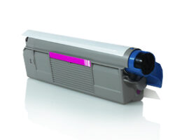 Tóner genérico compatible OKI 46507506 de color magenta para impresoras láser color de la serie C612