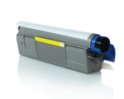 Tóner genérico compatible OKI 46507505 de color amarillo para impresoras láser color de la serie C612