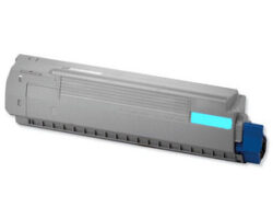 Tóner genérico compatible OKI 44059107 de color cyan para impresoras de gran formato C810 y C830