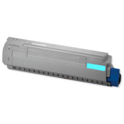 Tóner genérico compatible OKI 44059107 de color cyan para impresoras de gran formato C810 y C830