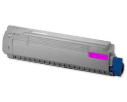 Tóner genérico compatible OKI 44059106 de color magenta para impresoras de gran formato C810 y C830