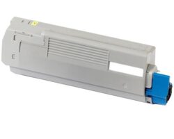 Tóner genérico compatible OKI 44844613 de color amarillo para impresoras de gran formato C822
