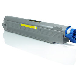 Tóner genérico compatible OKI 42918913 de color amarillo para impresoras de gran formato C9650 y C9850