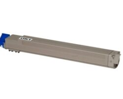 Tóner genérico compatible OKI 43837129 de color amarillo para impresoras de gran formato C9655