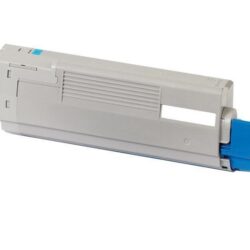 Cartucho de tóner genérico compatible OKI 43865731 color Cyan para impresoras multifunción OKI serie Executive.