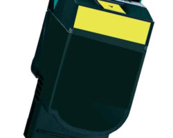 Cartucho de tóner genérico compatible Lexmark 80C2SY0 Amarillo de color amarillo para impresoras láser color