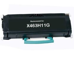 toner-compatible-lexmark-e460x11e-negro Cartucho de tóner genérico compatible Lexmark E460X11E Negro de alta capacidad para impresoras láser