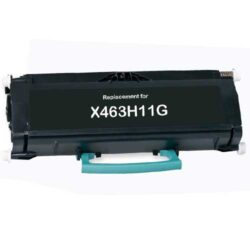 Cartucho de tóner genérico compatible Lexmark E460X11E Negro de alta capacidad para impresoras láser