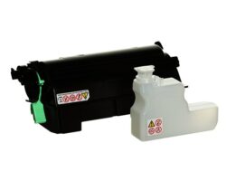 Tóner genérico compatible Ricoh 407824 de color negro de 25.000 páginas para impresoras multifunción láser monocromo Aficio MP 501SPF y MP 601SPF