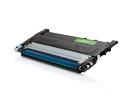 Tóner genérico compatible Samsung CLT-C406S de color Cyan de 1.000 páginas para impresoras CLP-365W y CLX-3305FW
