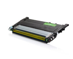 Tóner genérico compatible Samsung CLT-Y406S de color Amarillo de 1.000 páginas para impresoras CLP-365W y CLX-3305FW