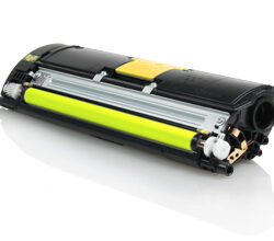 Cartucho de tóner compatible Konica Minolta Magicolor 2400W Amarillo Yellow para impresoras 2450 y 2500W