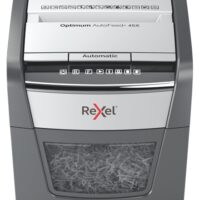 2020045XEU_1 Rexel Optimum AutoFeed 45X Destructora Automatica de Corte en Particulas- 20L - Alimentacion Automatica 45 hojas - Ranura Manual 6 Hojas - Anti Atasco