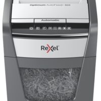 2020050XEU_1 Rexel Optimum AutoFeed 50X Destructora Automatica de Corte en Particulas - 20L - Alimentacion Automatica 50 hojas - Ranura Manual 6 Hojas - Anti Atasco