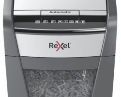 Rexel Optimum AutoFeed 50X Destructora Automatica de Corte en Particulas - 20L - Alimentacion Automatica 50 hojas - Ranura Manual 6 Hojas - Anti Atasco