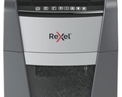 Rexel Optimum AutoFeed 100X Destructora Automatica de Corte en Particulas - 34L - Alimentacion Automatica 100 hojas - Ranura Manual 8 Hojas - Anti Atasco