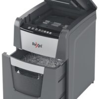 Destructora de papel Rexel Optimum AutoFeed 100X – Automática P-4 y 34L