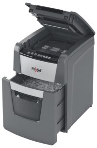 Destructora de papel Rexel Optimum AutoFeed 100X – Automática P-4 y 34L