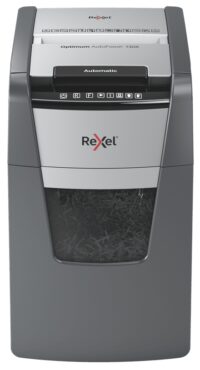Rexel Optimum AutoFeed 130X Destructora Automatica de Corte en Particulas - 44L - Alimentacion Automatica 130 hojas - Ranura Manual 8 Hojas - Anti Atasco