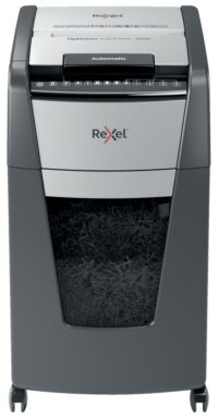 Rexel Optimum AutoFeed 300X Destructora Automatica de Corte en Particulas - 34L - Alimentacion Automatica 300 hojas - Ranura Manual 10 Hojas - Anti Atasco
