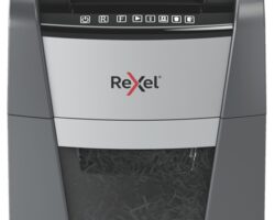Rexel Optimum AutoFeed 90X Destructora Automatica de Corte en Particulas - 35L - Alimentacion Automatica 90 hojas - Ranura Manual 8 Hojas - Anti Atasco