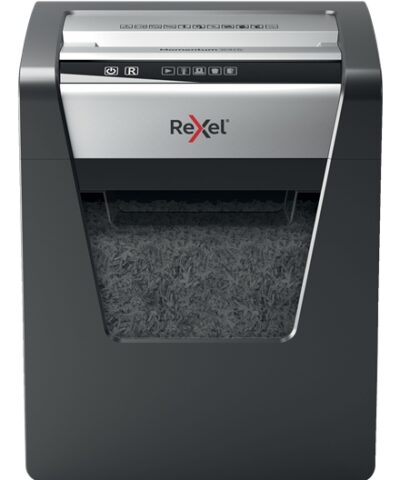 Rexel Momentum X415 Destructora de Papel Manual Corte Confeti – Destruye hasta 15 Hojas – 23L