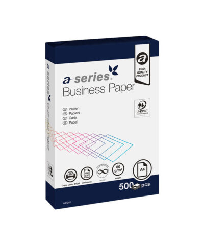Caja 5 Paquetes 500h Papel A-Series Business A4