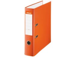 Esselte Archivador de Palanca - Formato A4 - Lomo 75mm - Capacidad para 500 Hojas - Color Naranja