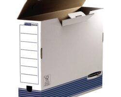 Fellowes Bankers Box Caja de Archivo Definitivo 100mm A3 - Montaje Automatico Fastfold - Carton Reciclado Certificacion FSC