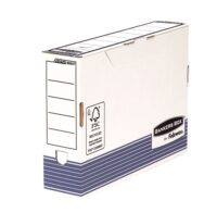 Fellowes Bankers Box Caja de Archivo Definitivo 80mm Folio - Montaje Automatico Fastfold - Carton Reciclado Certificacion FSC